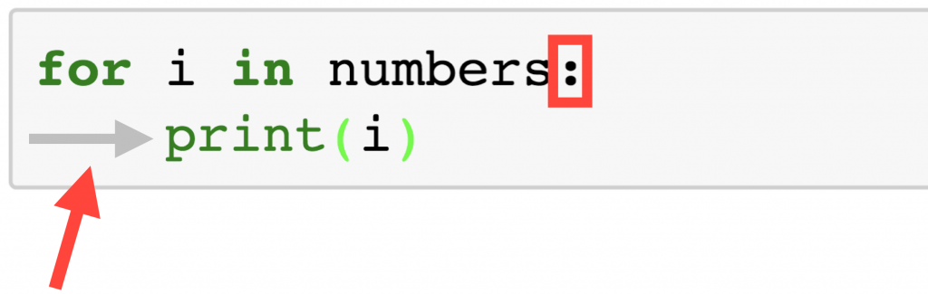 11 - Python For Loops formatting